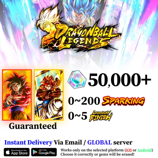 Full Power Saiyan 4 Goku with SS4 Gogeta Account Dragon Ball Legends [iOS/Android]